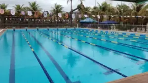 Piscina Semiolímpica atração para esportes no Thermas dos Laranjais