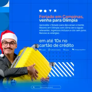 Hotel em Olímpia para aproveitar o Natal