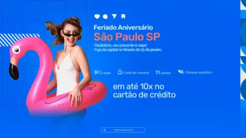 Feriado Aniversário SP venha para em Olímpia