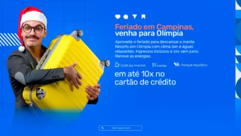 Hotel em Olímpia para aproveitar o Natal