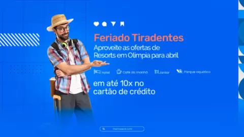 Hotel em Olímpia para o Feriado Tiradentes