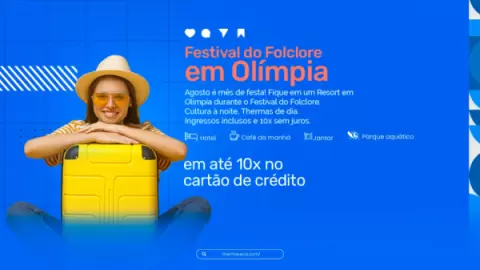 Hotel para o Festival do Folclore em Olímpia