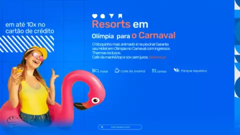 Resorts em Olímpia Carnaval | Folia e Água Quente