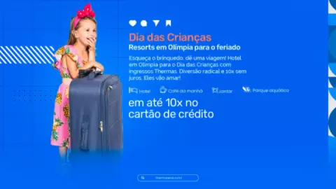 Resorts em Olímpia para o feriado Dia das Crianças | O Melhor Presente
