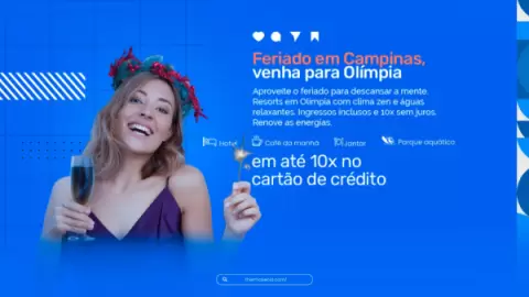 Resorts em Olímpia para o Réveillon