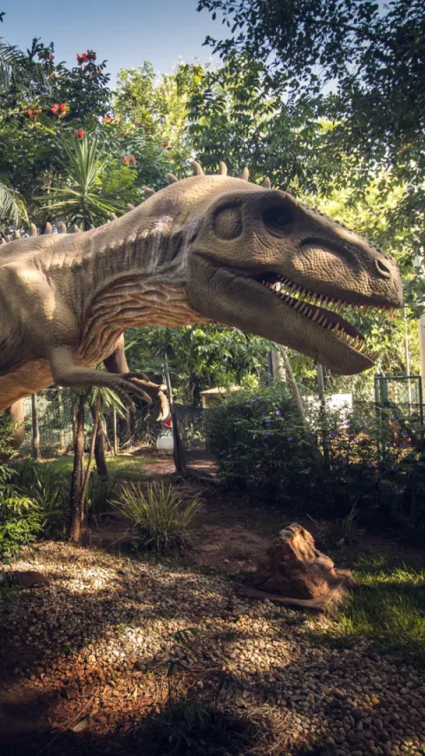 Foto demonstrativa de Ingresso Vale dos Dinossauros em Olimpia SP