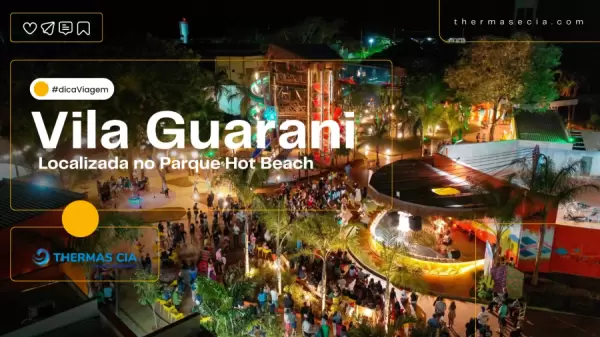 Foto demonstrativa de Vila Guarani em Olímpia-SP | Parque Hot Beach