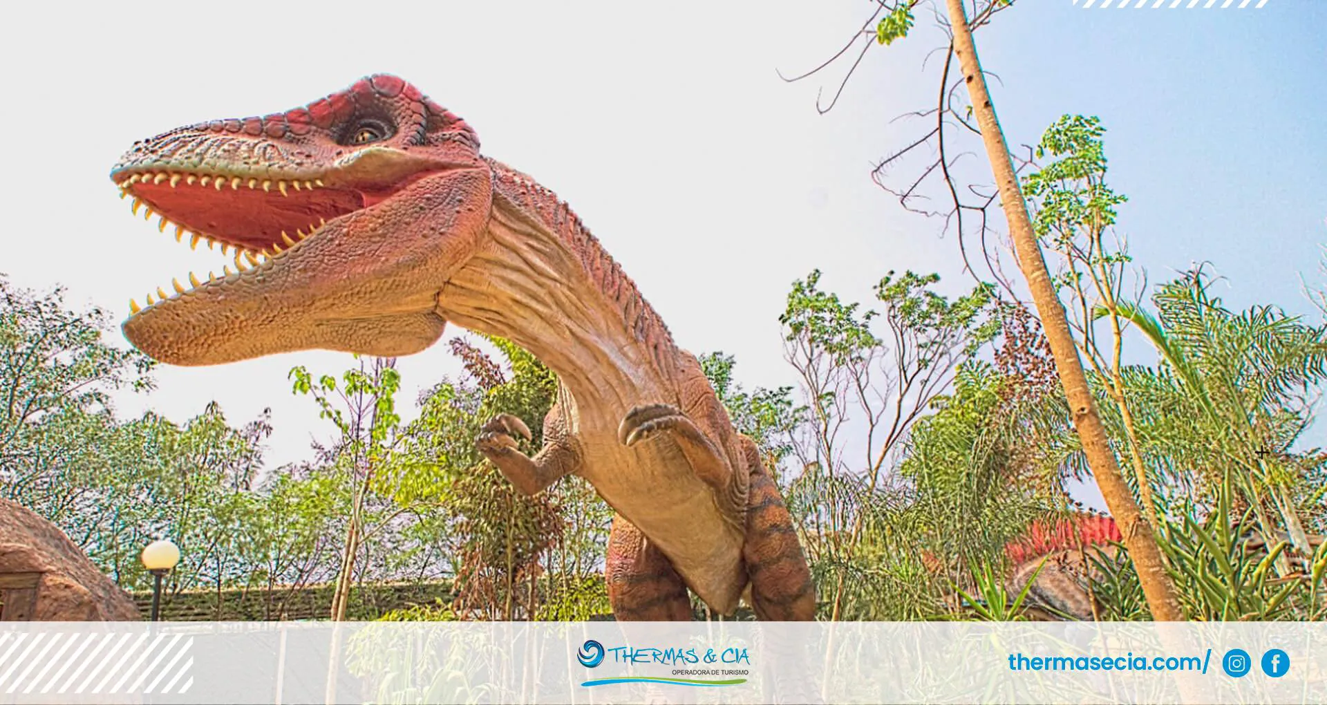 Ingresso Vale dos Dinossauros em Olimpia SP