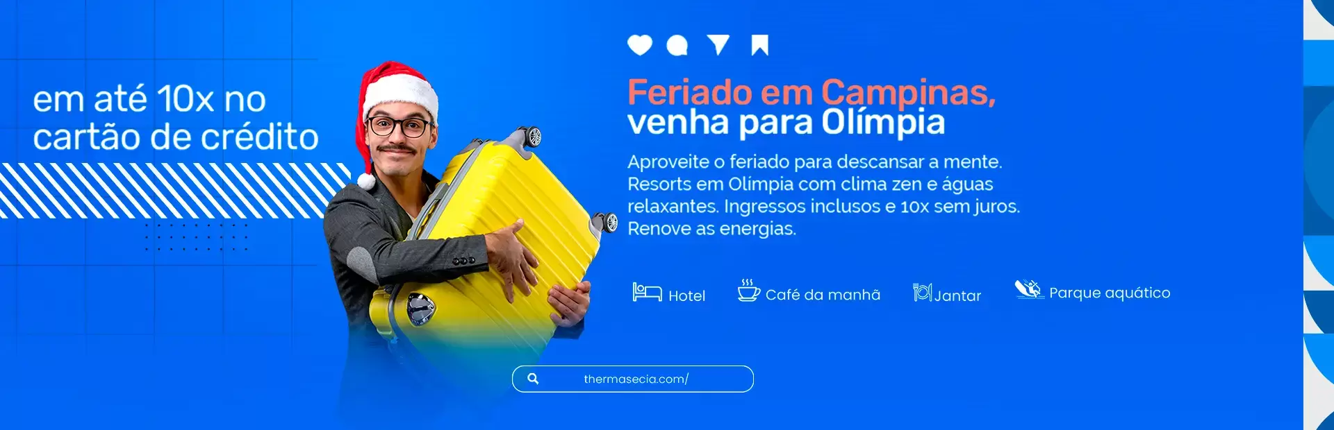 Hotel em Olímpia para aproveitar o Natal