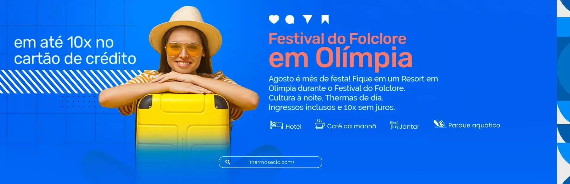 Hotel para o Festival do Folclore em Olímpia