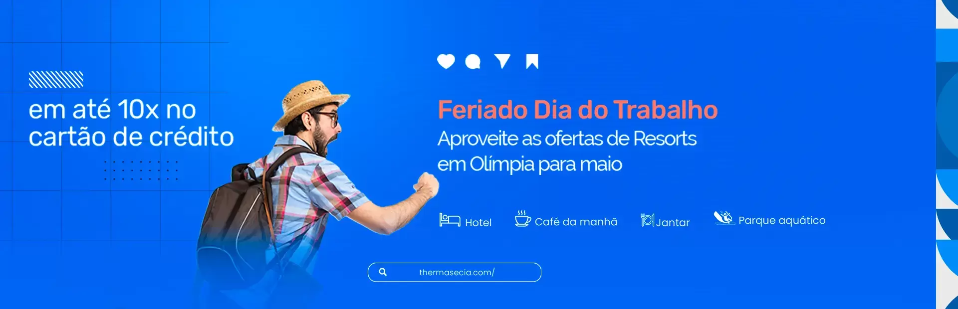 Resort em Olímpia para o feriado Dia do Trabalho