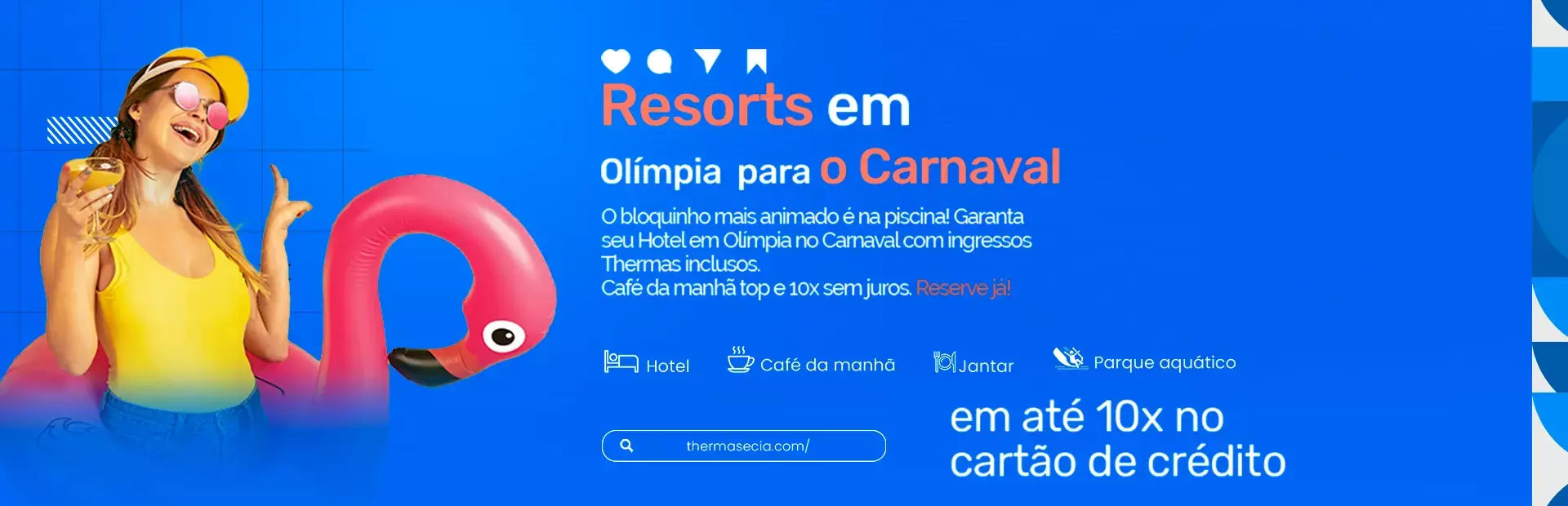 Resorts em Olímpia Carnaval | Folia e Água Quente